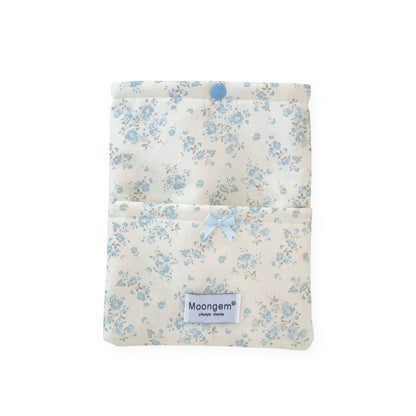 Book & Kindle Sleeve - Baby Blue Floral