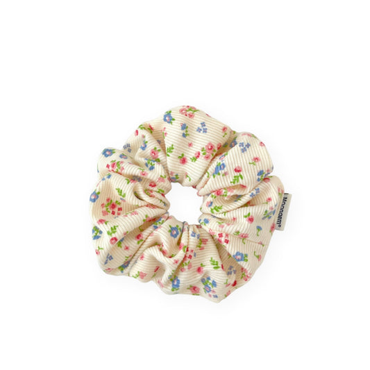 Medium Scrunchie Colorful Small Flowers