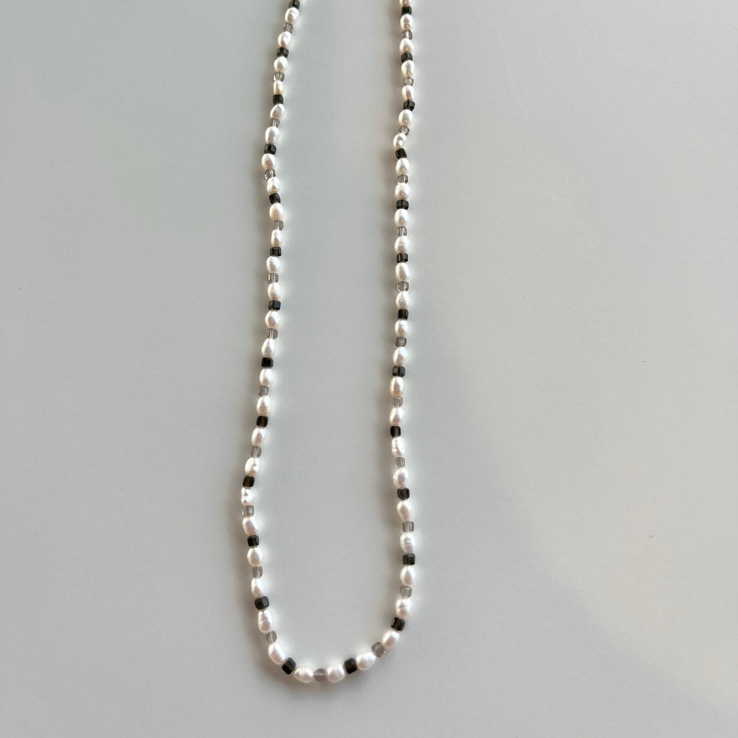 Pearl & Obsidian Necklace