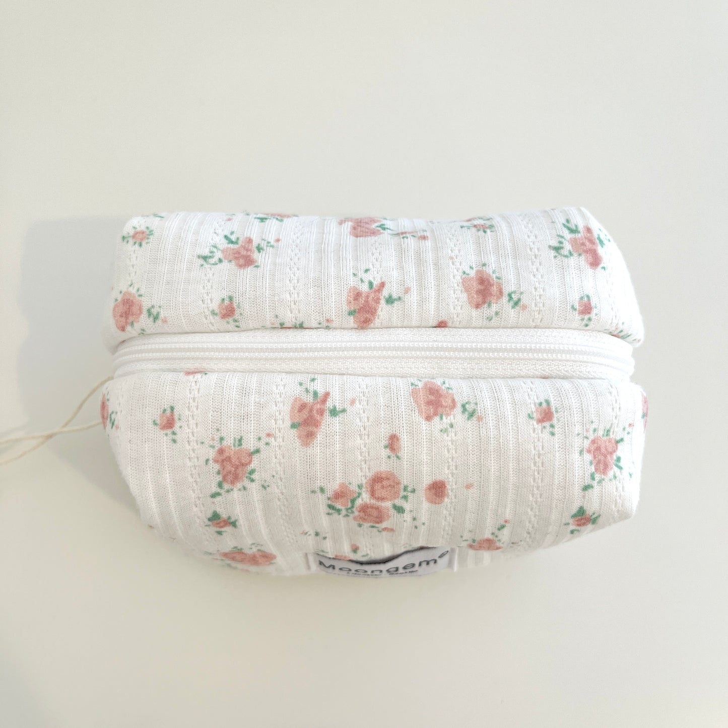 Makeup Pouch - Orange Pink Floral