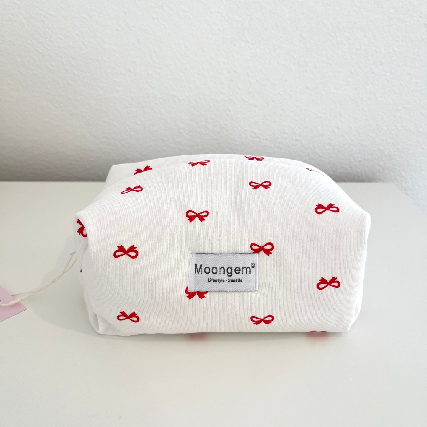 Makeup Pouch - Red Bow Tie