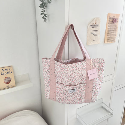 Tote Bag Gentle Pink Floral