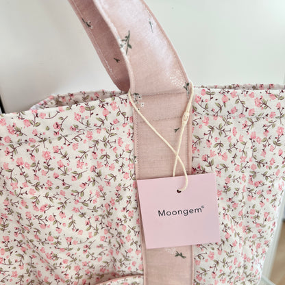 Tote Bag Gentle Pink Floral