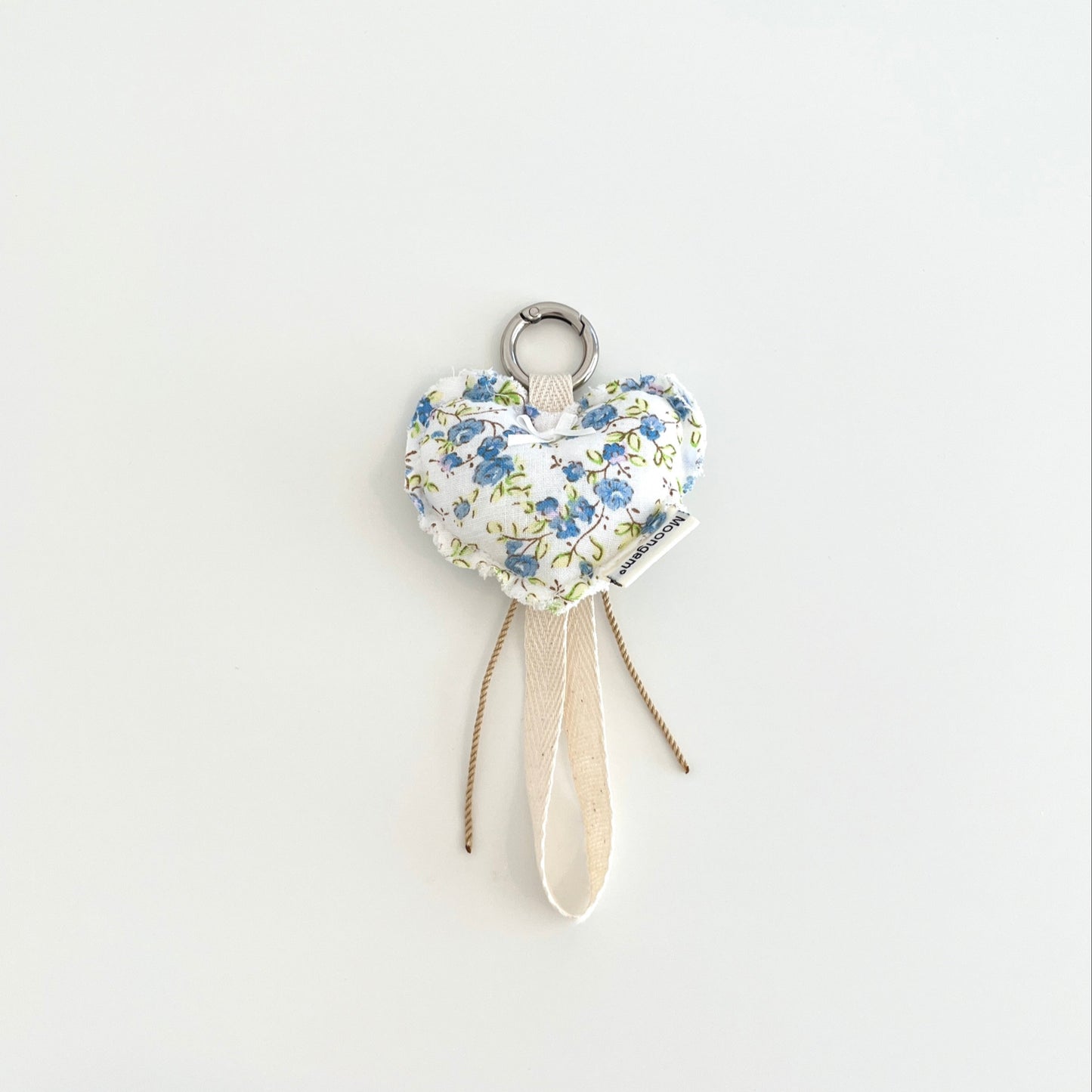 Keychain & Wristlet Blue Rural Floral