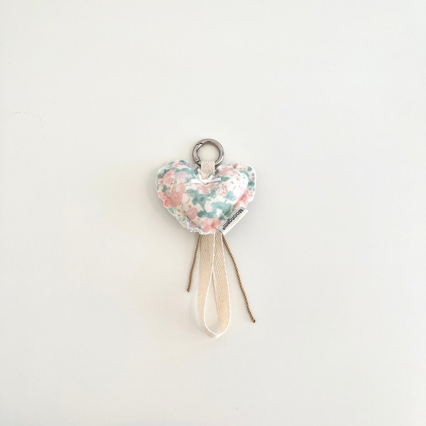 Keychain & Wristlet Pastel Pink Green Floral