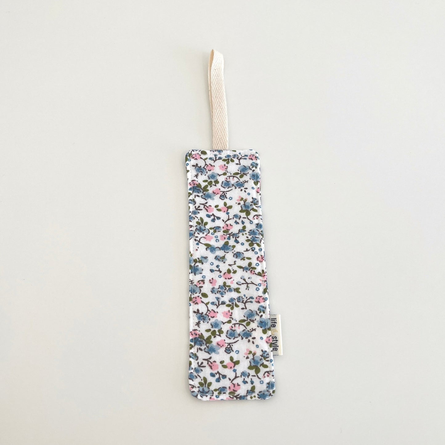 Bookmark Blue Pink Rural Floral