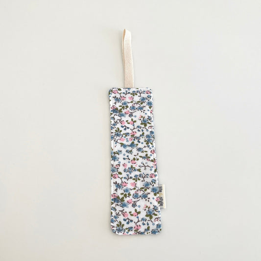 Bookmark Blue Pink Rural Floral