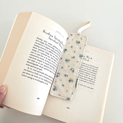 Bookmark Rural Vibe Blue Floral