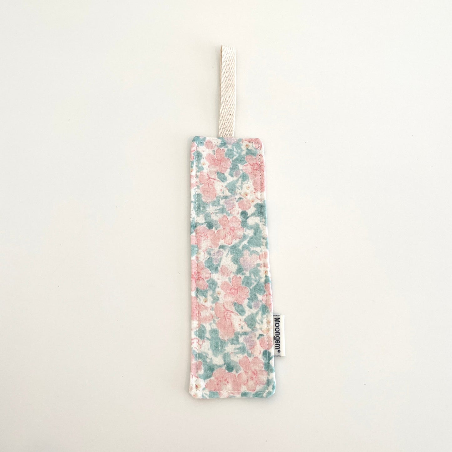 Bookmark Pastel Pink Green Floral