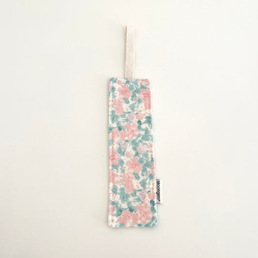 Bookmark Pastel Pink Green Floral