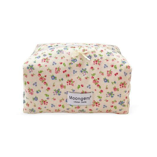 Makeup Pouch - Colorful Small Flowers